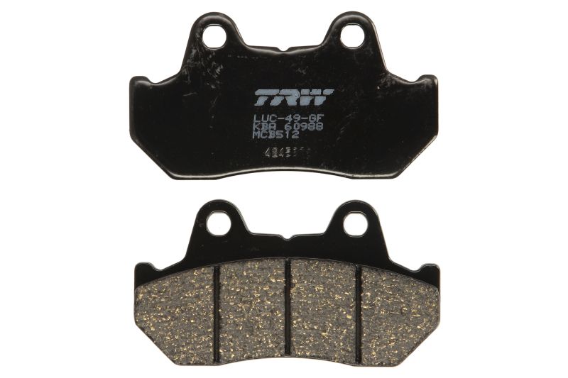 TRW ZF brake pads KH69/3 organic HONDA CBR 600 / XL 600 V 87-90, CX 650 / TURBO 83-85, CB 750 / CB 900 BOLDOR 81-83, VT 1100 87-93, GL 1200 / 1500 84-00, front/rear